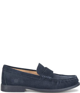 {[ fB[X V[Y pvX XG[h [t@[ Born Maris Suede Penny Loafers Navy lCr[
