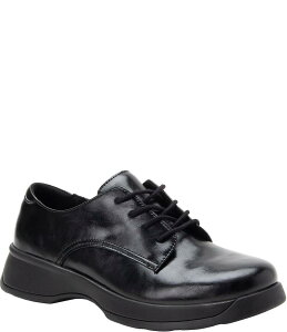 �A���O���A ���f�B�[�X �V���[�Y �I�b�N�X�t�H�[�h ���U�[ Alegria Women's Joclyn Shiny Leather Oxfords Dapper Black �u���b�N