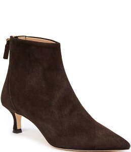�u���[�m�}�O�� ���f�B�[�X �V���[�Y �u�[�c�E���C���u�[�c �X�G�[�h �u�[�c Bruno Magli Francesca Suede Stiletto Booties Dark Brown �u���E��