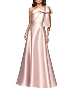 �x�b�c�B�A���h�A�_�� ���f�B�[�X �g�b�v�X �����s�[�X A ���C�� Betsy & Adam One Bow Shoulder Mikado A-Line Gown Blush �u���b�V��