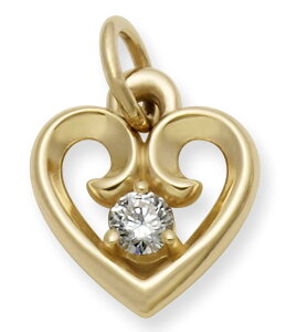 �W�F�[���Y �G�C�����[ ���f�B�[�X �A�N�Z�T���[ �l�b�N���X�E�`���[�J�[ James Avery Remembrance Heart Pendant with Diamond/Gold �S�[���h