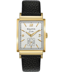 �u���o ���f�B�[�X �A�N�Z�T���[ �r���v ���U�[ Bulova Men's Frank Sinatra My Way Analog Black Leather Strap Watch Black �u���b�N