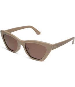 �f�B�t�A�C�E�F�A ���f�B�[�X �A�N�Z�T���[ �T���O���X�E�A�C�E�F�A DIFF Eyewear Women's Camila 55mm Cat Eye Sunglasses Almond