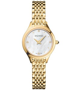�o���}�� ���f�B�[�X �A�N�Z�T���[ �r���v Balmain Women's Quartz Analogold Tone Round Case Bracelet Watch Gold �S�[���h