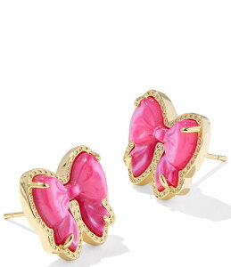 �P���h���X�R�b�g ���f�B�[�X �A�N�Z�T���[ �s�A�X�E�C�������O Kendra Scott Haley Bow Stud Earrings Gold Rose Violet Mother Of Pearl �p�[��