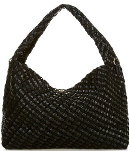 �f���[�������h�� ���f�B�[�X �o�b�O Dune London Deliberate Large Hobo Shoulder Bag Black �u���b�N