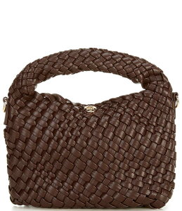 �f���[�������h�� ���f�B�[�X �o�b�O �~�j Dune London Dinkydeliberate Mini Woven Top Handle Clutch Brown �u���E��