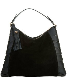 �T���G�f���}�� ���f�B�[�X �o�b�O �X�G�[�h Sam Edelman Large Jette Suede Hobo Tote Bag Black �u���b�N