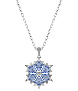 XtXL[ fB[X ANZT[ lbNXE`[J[ [X Swarovski Magic Snowflake Short Pendant Necklace Blue u[