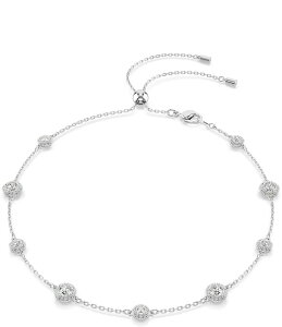 XtXL[ fB[X ANZT[ lbNXE`[J[ [X Swarovski Unangelic Double Sided Motifs Collar Necklace Silver Vo[
