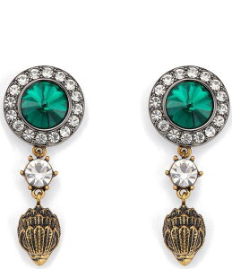 J[gWFCK[h fB[X ANZT[ sAXECO Kurt Geiger London Signatureagle Octavia Gemstone Drop Earrings Teal/Green eB[
