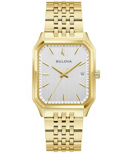 �u���o ���f�B�[�X �A�N�Z�T���[ �r���v T�V���c Bulova Men's Three Hand Gold Tone Stainlessteel Bracelet Watch Gold �S�[���h