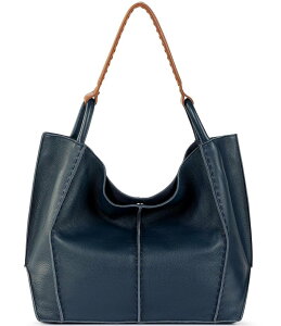 �U�T�b�N ���f�B�[�X �o�b�O ���U�[ The Sak Los Feliz Leather Slouchy Hobo Tote Bag Indigo �C���f�B�S