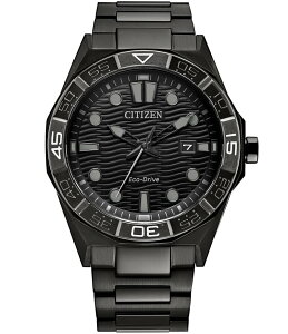 �V�`�Y�� ���f�B�[�X �A�N�Z�T���[ �r���v T�V���c Citizen Men's Eco-Drive Sport Brycen Quartz Three Hand Black Tone Stainlessteel Bracelet Watch Black �u���b�N