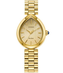 �V�`�Y�� ���f�B�[�X �A�N�Z�T���[ �r���v T�V���c Citizen Women's Eco-Drive Classic Rainell Three Hand Stainlessteel Bracelet Watch Gold �S�[���h