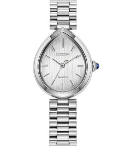 �V�`�Y�� ���f�B�[�X �A�N�Z�T���[ �r���v T�V���c Citizen Women's Eco-Drive Classic Rainell Three Hand Stainlessteel Bracelet Watch Silver �V���o�[