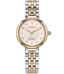 �V�`�Y�� ���f�B�[�X �A�N�Z�T���[ �r���v T�V���c Women's Eco-Drive Citizen L Three Hand Two Tone Stainlessteel Bracelet Watch Two Tone