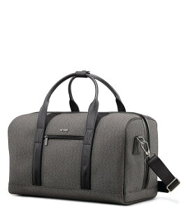 n[g} fB[X obO X[cP[X Hartmann Herringbone Deluxe Carry-On Duffle Bag Black Herring ubN