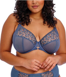 �G���~ ���f�B�[�X �A���_�[�E�F�A �u���W���[ Elomi Namrah Underwire Bandless Plunge Bra Stone Wash �X�g�[��