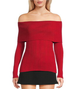 I.N.TtVXR fB[X AE^[ jbgEZ[^[ I.N. San Franciscoff-The-Shoulder Marilyn Long Sleeve Sweatered bh