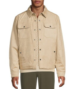 m Y gbvX Vc XG[h WPbg Murano Faux Suede Long Sleeve Shirt Jacket Stone Xg[