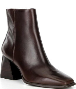 �W�[�r�[ ���f�B�[�X �V���[�Y �u�[�c�E���C���u�[�c ���U�[ �q�[�� GB Holy-Graileather Block Heel Booties Cognac