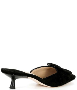 AgjI [j fB[X V[Y q[ XG[h Antonio Melani Kendra Suede Buckle Ornament Mules Black ubN