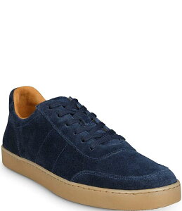 AGhY Y V[Y Xj[J[ XG[h [X Allen-Edmonds Men's Liam Suede Lace-Up Sneakers Navy lCr[