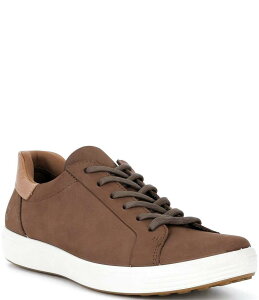 GR[ Y V[Y Xj[J[ ECCO Men'soft 7 Step-In Sneakers Cocoa Brown/Cashmere uE