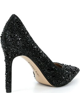 �W�����r�j ���f�B�[�X �V���[�Y �q�[�� Gianni Bini Therry Four Multi Rhinestone d'Orsay Stiletto Pumps Black �u���b�N