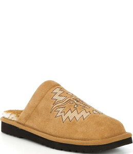 AAg Y V[Y T_ XG[h Ariat Men's Rancher Suede Square Toe Slippers Tan ^