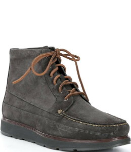 �R�[���n�[�� �����Y �V���[�Y �u�[�c�E���C���u�[�c �X�G�[�h Cole Haan Men's Muir Waterproof Suede Moc Toe Boots Raven/Raven