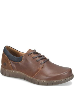{[ Y V[Y IbNXtH[h XG[h U[ Born Men's Lance Leather andistressed Suede Oxfords Brown uE