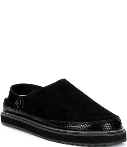 J[gWFCK[h Y V[Y Xb|E[t@[ XG[h Kurt Geiger London Men's Woodford Suedembossed Mules Black ubN