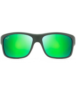 マウイジム メンズ サングラス・アイウェア アクセサリー Southern Cross PolarizedPlus2R 66mm Sunglasses Soft Matte Khaki