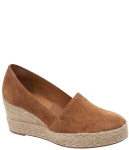 AhA[X fB[X V[Y Xb|E[t@[ vbgtH[ XG[h Andre Assous Patti Suede Platform Wedge Slip On Espadrilles Cuero Suede