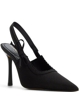 �A���h ���f�B�[�X �V���[�Y �q�[�� ALDO Hennie Grosgrain Side Bow Slingback Pumps Other Black �u���b�N