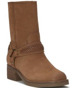���b�L�[�u�����h ���f�B�[�X �V���[�Y �u�[�c�E���C���u�[�c ���U�[ Lucky Brand Kujono Leather O-Ring Harness Hardware Boots Acorn