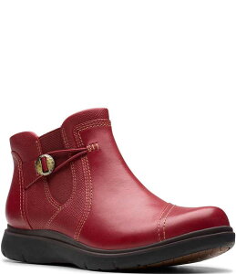 N[NX fB[X V[Y u[cECu[c U[ Clarks Artisan Certina Joy Leather Booties Red bh