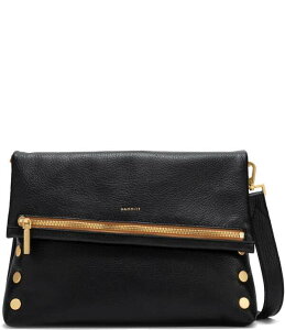 �n�~�b�g ���f�B�[�X �o�b�O ���U�[ Hammitt VIP Large Fold-Over Leather Gold Studded Crossbody Bag North End/Brushed Gold �S�[���h