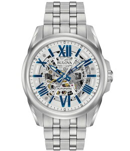 �u���o ���f�B�[�X �A�N�Z�T���[ �r���v T�V���c Bulova Men'sutton Classic Automatic Stainlessteel Bracelet Watch Silver �V���o�[