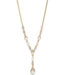 �W�o���V�[ ���f�B�[�X �A�N�Z�T���[ �l�b�N���X�E�`���[�J�[ ���[�X Givenchy Gold Tone Pear Stone Y Necklace Gold/Crystal �S�[���h