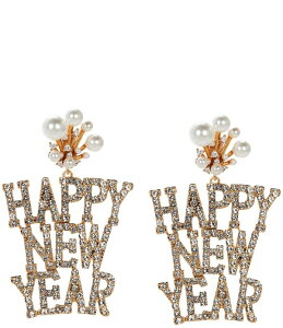 �A���i&�A���@ ���f�B�[�X �A�N�Z�T���[ �s�A�X�E�C�������O Anna & Ava Happy New Year Drop Earrings Multi �}���`�J���[