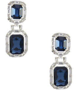 ZUk fB[X ANZT[ sAXECO Cezanne Montana Cushion Square Stone Double Drop Earringsilver/Montana Vo[