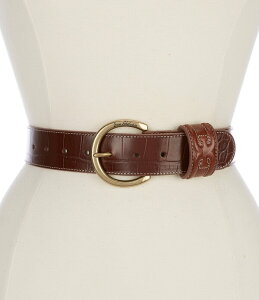 �T���G�f���}�� ���f�B�[�X �A�N�Z�T���[ �x���g ���U�[ Sam Edelman 40mm Oval Crocodilembossed Leather Beltan �^��