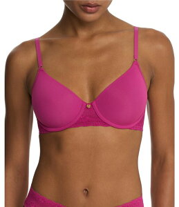 �i�g�� ���f�B�[�X �A���_�[�E�F�A �u���W���[ ���[�X�g���� T�V���c ���[�X Natori Bliss Perfection Contour Underwire Lace Trim T-Shirt Bra Sakura