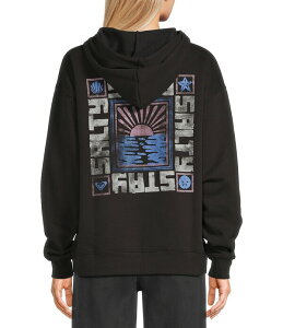 LV[ fB[X AE^[ p[J[EXEFbg t[X Roxy Raya Long Sleeve Fleece Hoodie Phantom