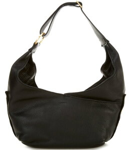 �n�~�b�g ���f�B�[�X �o�b�O Hammittomedium Zip Hobo Shoulder Bag Black/Brushed Gold �u���b�N