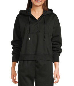�W�[�r�[ ���f�B�[�X �A�E�^�[ �p�[�J�[�E�X�E�F�b�g GB Snap Front Coordinating Pullover Hoodie Black �u���b�N