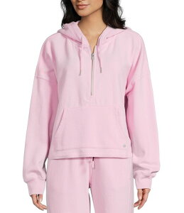 LV[ fB[X AE^[ p[J[EXEFbg n[tWbv Nbvh Roxy Drakes Cove Long Sleeve Half Zip Cropped Hoodie Lilac Sachet CbN